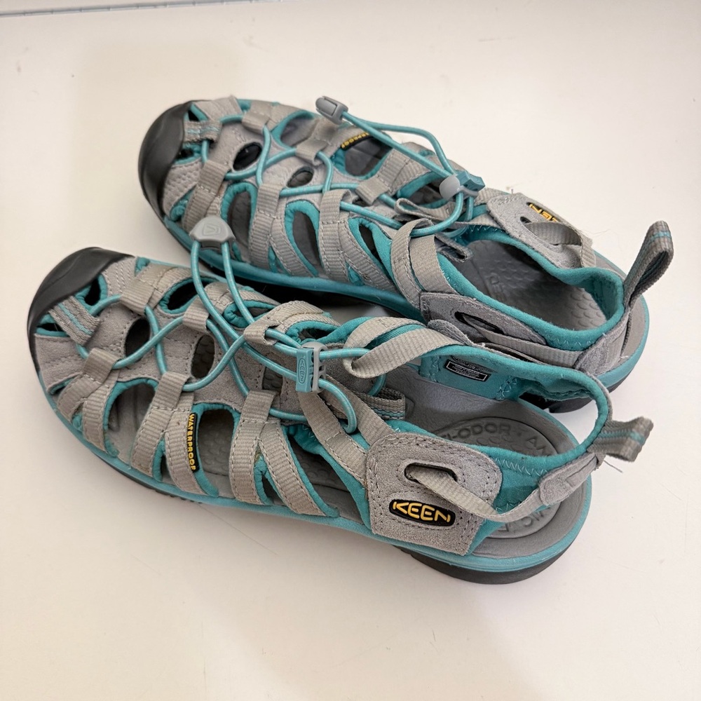 Keen aqua grey water sandals sz 7 - Picture 2 of 10
